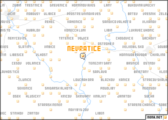 map of Nevratice