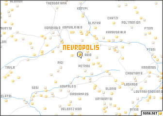 map of Nevrópolis