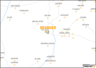 map of Newaken