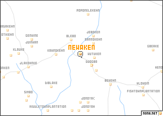 map of Newaken