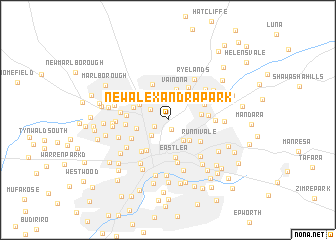 map of New Alexandra Park