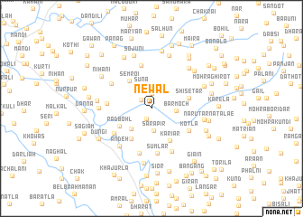 map of Newal