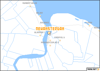 map of New Amsterdam