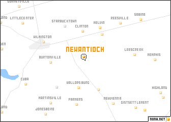 map of New Antioch