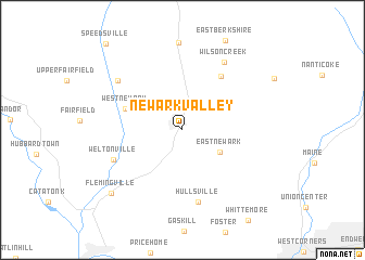 map of Newark Valley