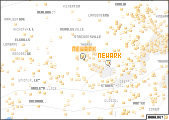 map of Newark