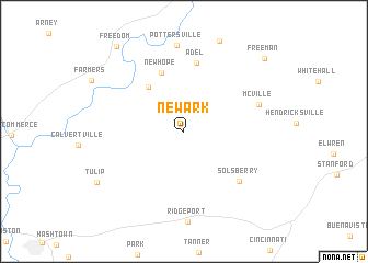 map of Newark