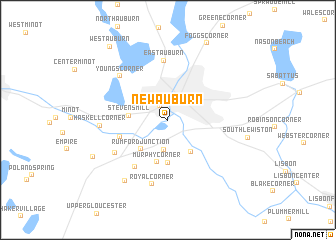 map of New Auburn