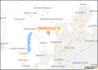 map of New Augusta