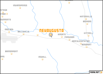 map of New Augusta