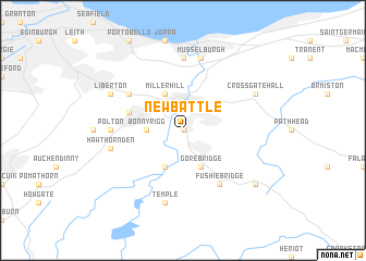 map of Newbattle