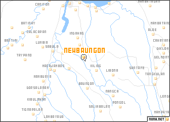 map of New Baungon