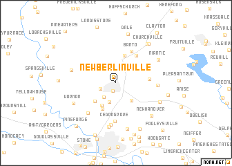 map of New Berlinville