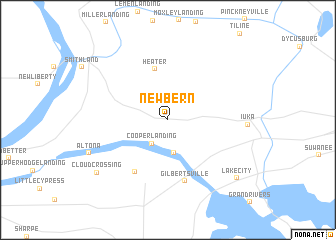map of Newbern