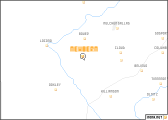 map of Newbern