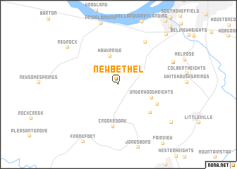 map of New Bethel