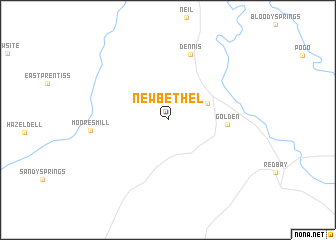 map of New Bethel