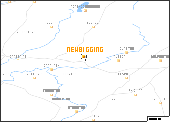 map of Newbigging