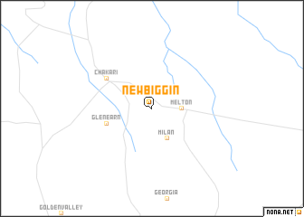 map of Newbiggin