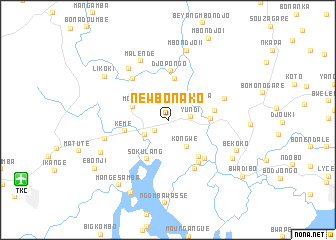 map of New Bonako