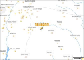 map of Newborn