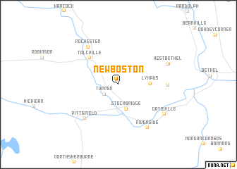 map of New Boston
