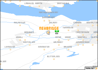 map of Newbridge