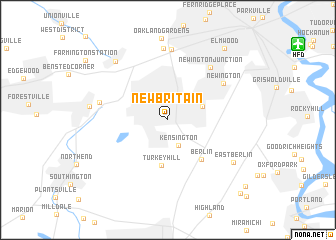 map of New Britain