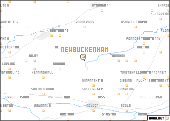 map of New Buckenham
