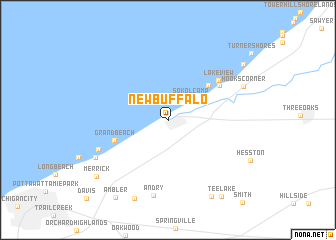 map of New Buffalo