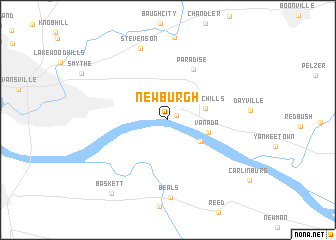 map of Newburgh