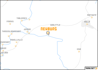 map of Newburg