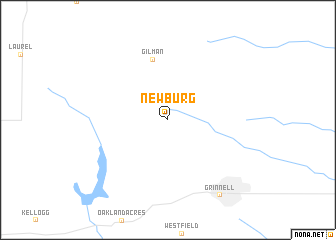 map of Newburg