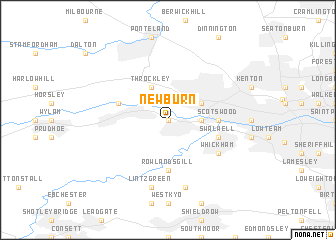 map of Newburn