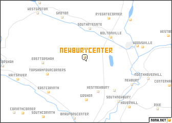 map of Newbury Center