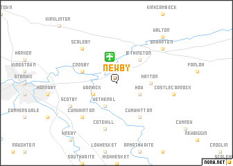 map of Newby