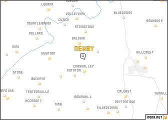 map of Newby