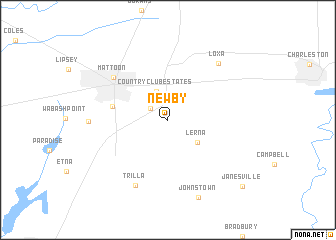 map of Newby