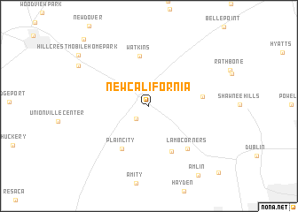 map of New California