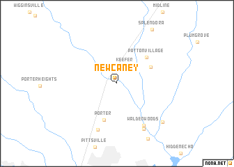 map of New Caney