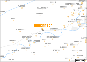 map of New Canton