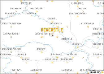 map of New Castle