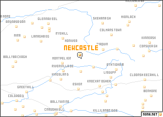 map of Newcastle