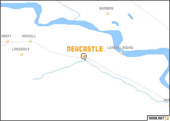 map of Newcastle