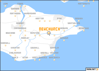 map of Newchurch