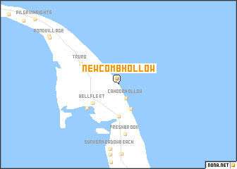 map of Newcomb Hollow