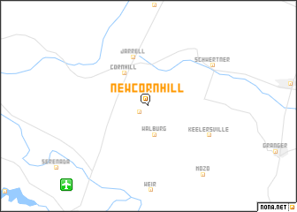 map of New Corn Hill