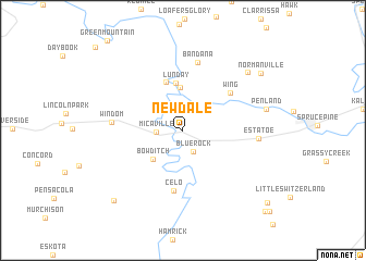 map of Newdale