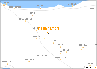 map of New Dalton