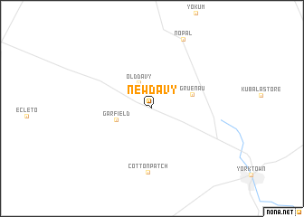 map of New Davy